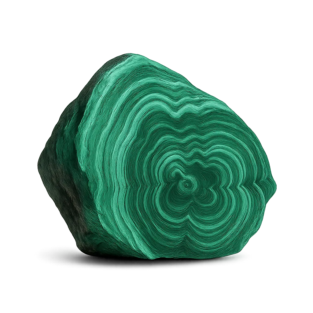 Cabochon de malachite