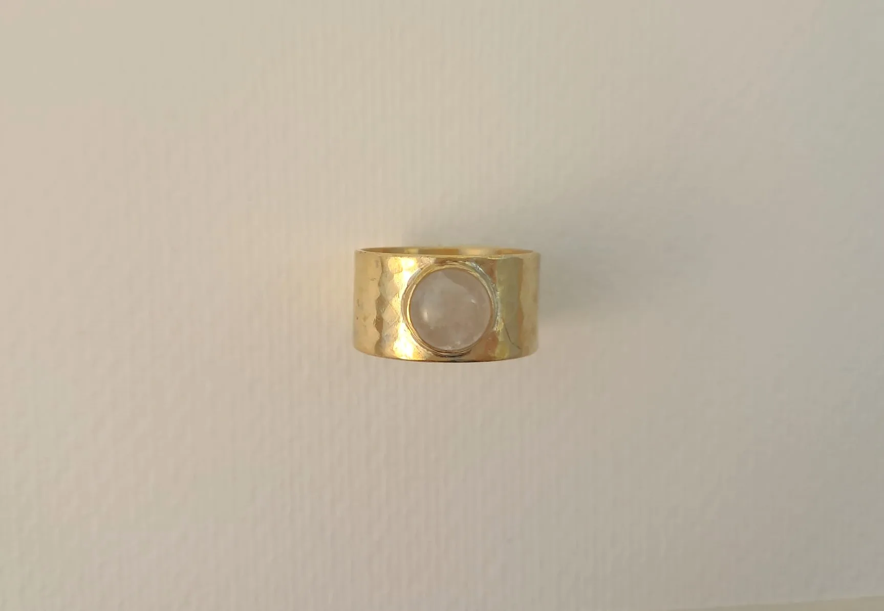 Bague quartz rose